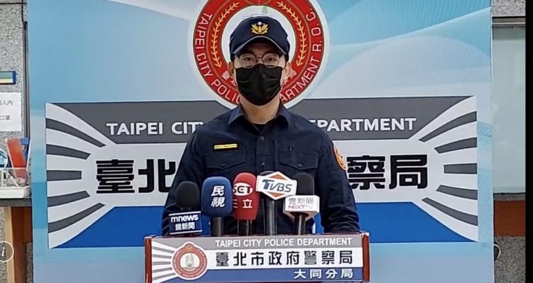 圖片說明：大同分局延平所夜間接獲報案後火速調閱監視器逮到犯嫌。（記者林艷林翻攝）