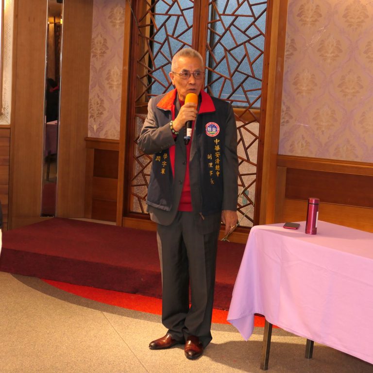 圖片說明：新任總會長張德潤表示未來將以社會公益為出發點，將中華安清總會發揚光大。（記者林鈞澤攝）