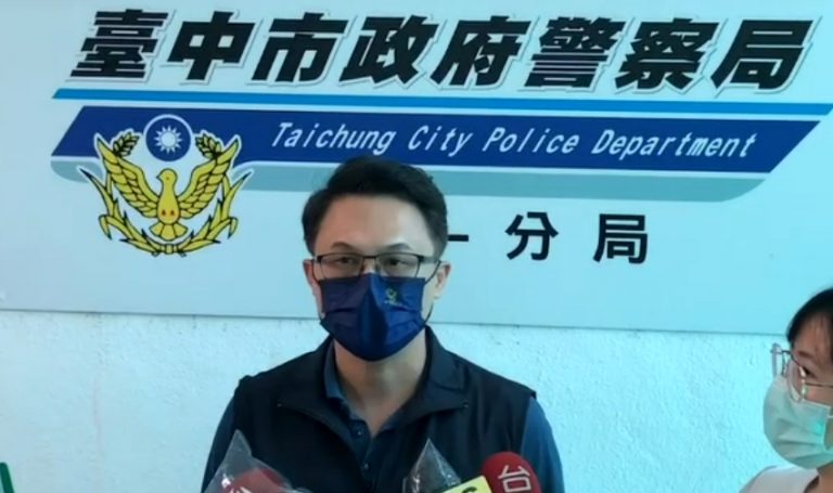 圖片說明：報告人：偵查隊隊長陳谷楓。(記者江雁武翻攝)