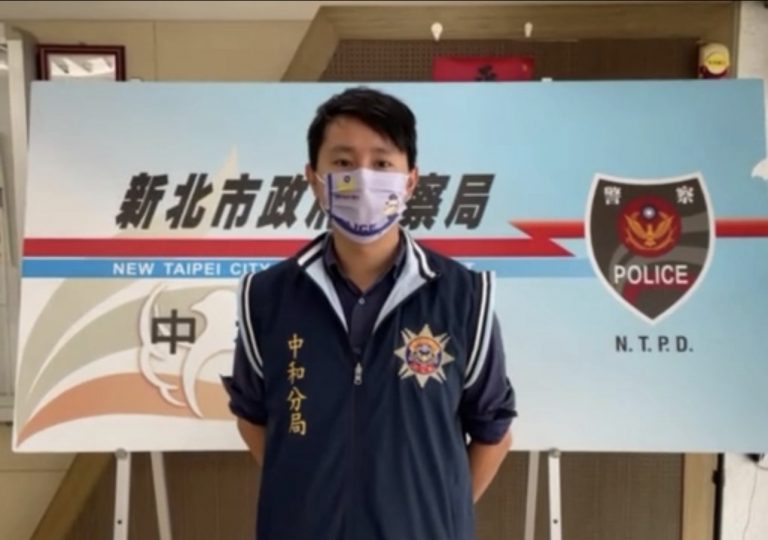 中和分局偵查隊副隊長田啟廷說明案情。（記者徐煜勝翻攝）