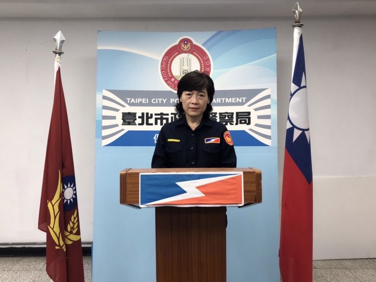 發言人說明畫面-第五中隊副中隊長鄭鍾錦。(記者宋紹誠翻攝)