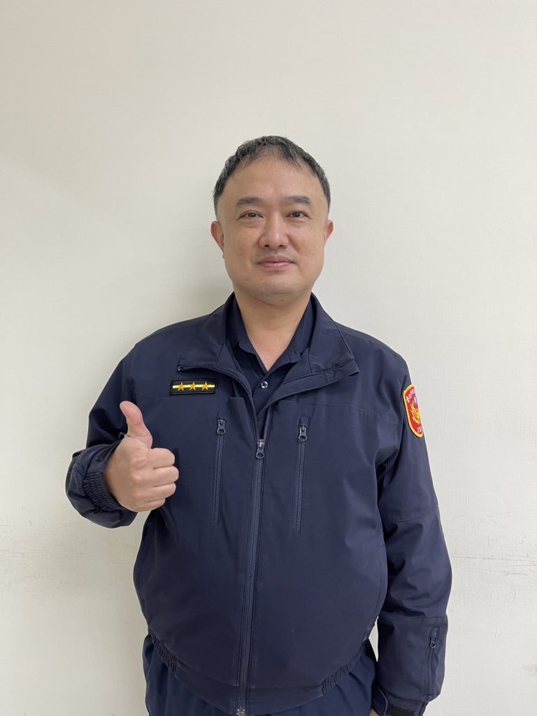 臺北市中山分局建國派出所警員陳吉豪。