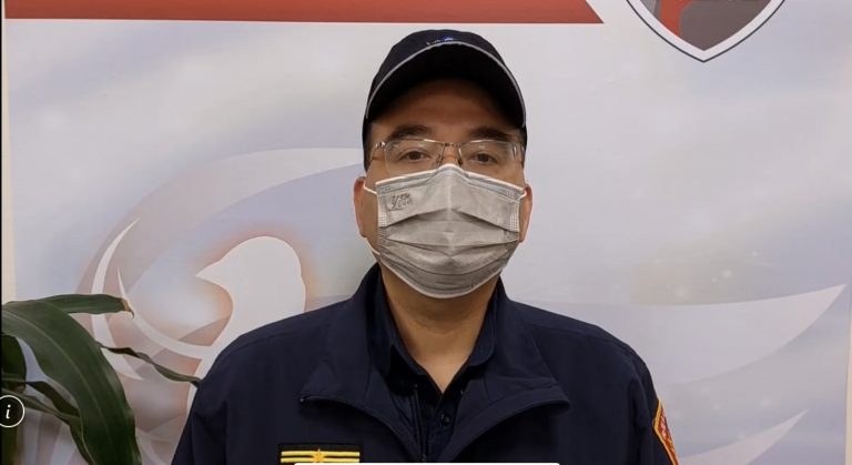 武陵所副所長黃嘉得受訪畫面。（記者包克明翻攝）