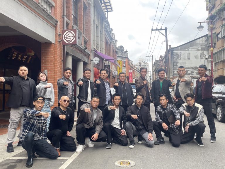 《角頭》影集版導演率主角演員|大稻埕正式聚首。 (圖/司徒 攝)