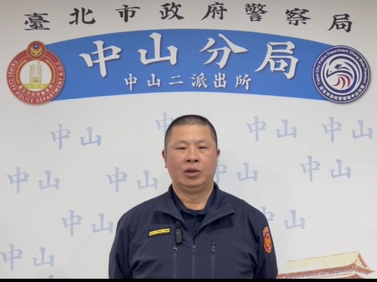 中二所所長侯宏哲說明畫面。(記者宋紹誠翻攝)