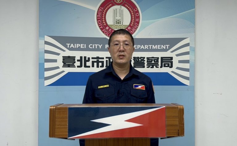 臺北市保安警察大隊第一中隊副中隊長李真旺。（記者徐煜勝翻攝）