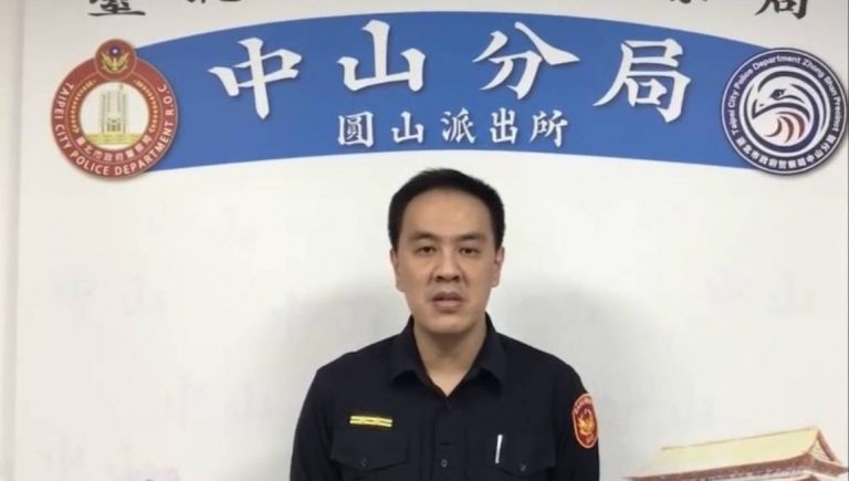圓山所長陳易典說明畫面。(記者宋紹誠翻攝)