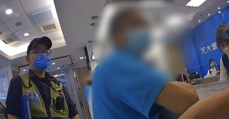 汐止警積極阻詐。（記者徐煜勝翻攝）