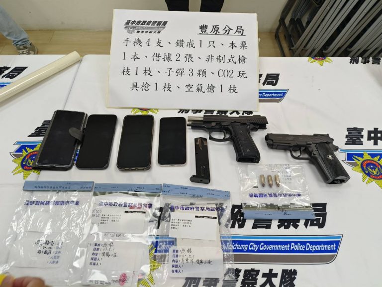 中市警日前落實「7328警政策略」展現打擊成效全面淨化治安。 (圖/林㤈輝翻攝)