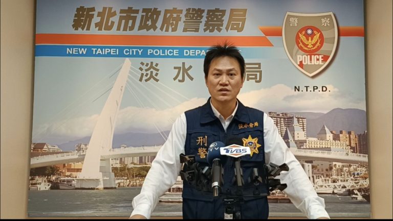偵查隊長王凱文說明。（記者戴昱弘翻攝）