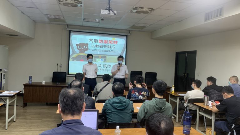 中市警交大今日特別辦理全民防禦安全駕駛講習訓練。(圖/記者林㤈輝翻攝)