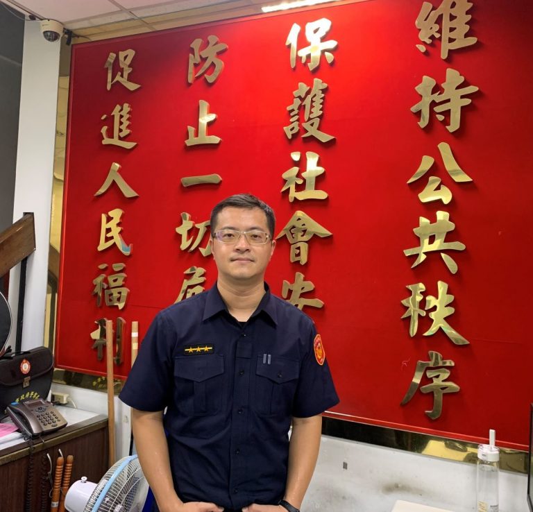 內湖派出所警員莊若笙。(記者薛秀蓮翻攝)