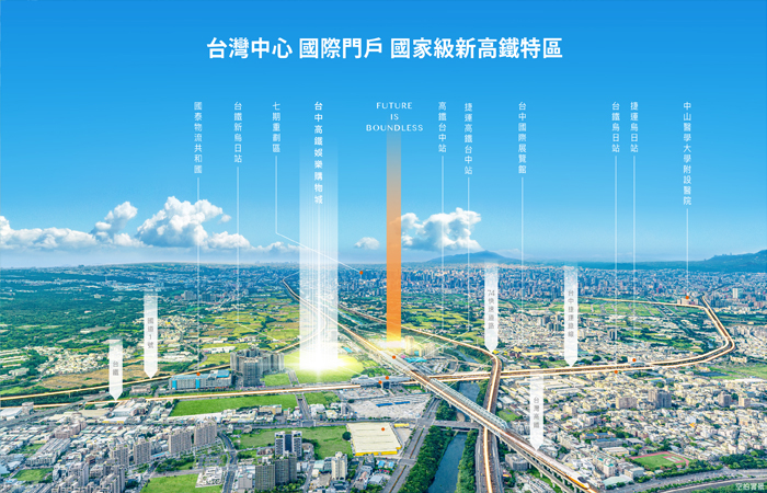 達麗X白天鵝攜手打造國際級高鐵特區。(圖/業者提供)