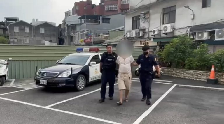 68歲嫌犯坦承7、8月車輪刺破案動機，樹林警將魏嫌以毀損罪嫌移法辦。（記者徐煜勝翻攝）