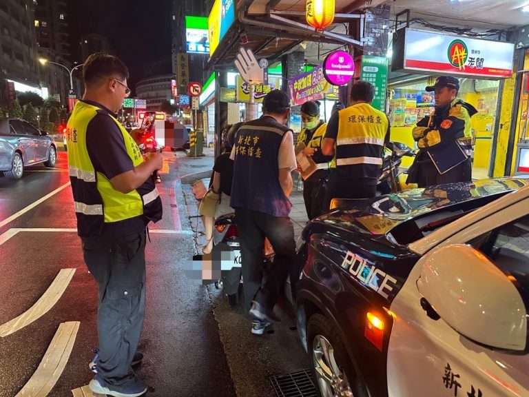 噪音及LED頭燈改裝成為稽查重點，多起違規被查獲。（記者 張艷君翻攝）