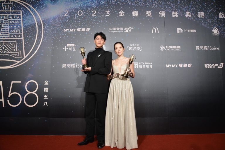 迷你劇集（電視電影）「迷你劇集男、女主角」李程彬、許瑋甯獲獎 。(照片/三立電視、記者司徒 提供)