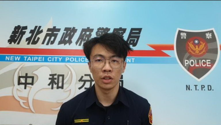 錦和派出所所長陳政延說明員警查獲毒品案過程。(圖／警中和分局錦和派出所提供)