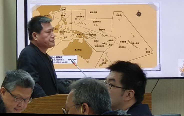 黃仁提出｢原住民外交｣建議，希望打開我國外交困境。(記者包克明 攝)