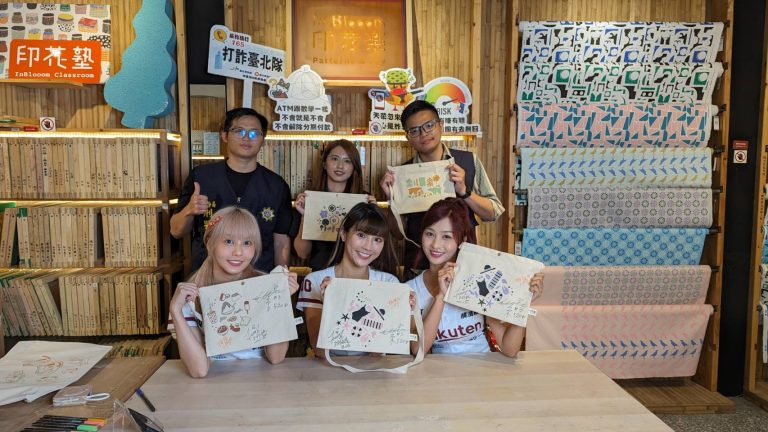 宣導活動於浪live及樂天女孩Rakuten Girls梔梔、琳妲、紫庭(下左至右)官方平台同步播出。(記者黃荷琇 翻攝)