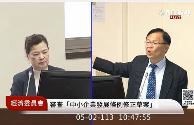 民眾黨立委張啓楷直指,台電未將大停電次數和時間列入計算,根本是移花接木和粉飾太平!(圖/國會頻道)