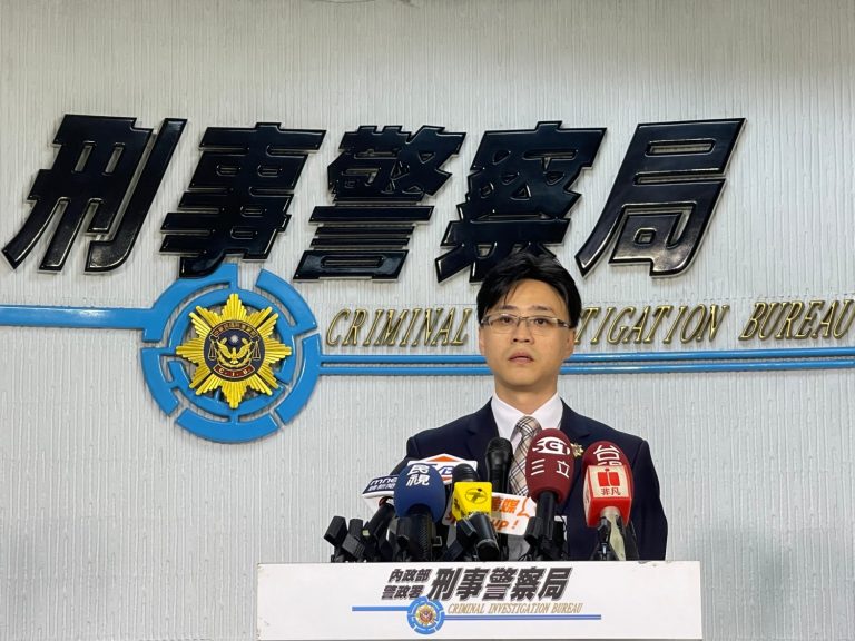 刑事局三大三隊隊長陳力維說明案情。（記者徐煜勝翻攝）