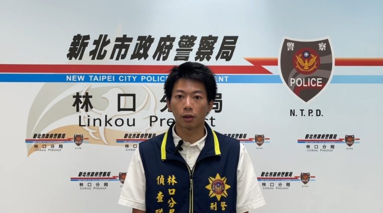林口分局偵查隊副隊長沈文聖提醒民眾,詐騙集團常以「穩賺不賠」、「低成本高收入」、「投資虛擬幣無風險」等話術誆騙。(記者黃荷琇 翻攝)