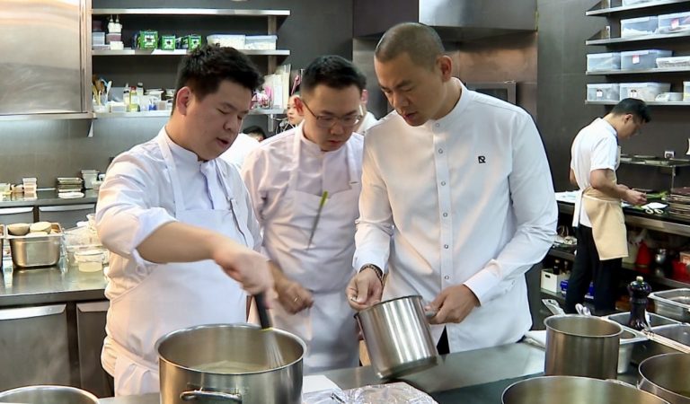 經濟部商業發展署邀請星級主廚進行分享演繹，引領國內優質餐飲業者朝米其林摘星之路邁進。(圖/經濟部商業發展署提供)