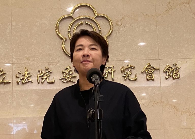 黃珊珊表示，｢如果邀請的話我一定會到｣。(記者包克明攝)