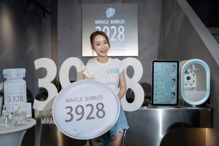 Miracle Bubbles 3928 進駐竹北，藝人孫淑媚受邀擔任品牌代言人。(圖/Miracle Bubbles 3928 提供)