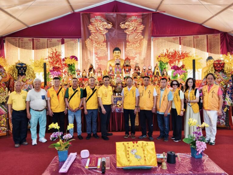 澳門中華媽祖基金會、澳門天后宮至浩天宮參加梁皇寶懺祈福消災超拔法會。(翻攝自浩天宮粉專)