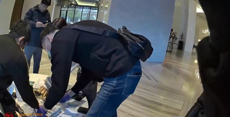 刑事局中打警方搜索行動。（記者徐煜勝翻攝）