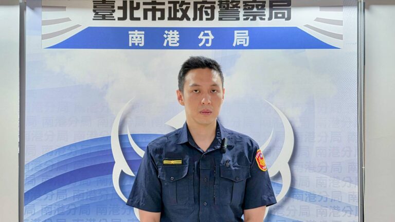 玉成所副所長許維廷說明畫面。（記者薛秀蓮翻攝)