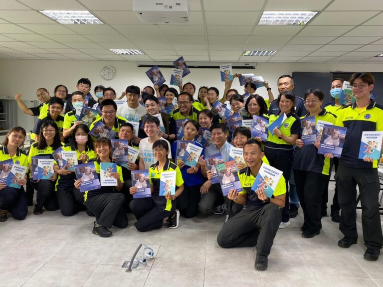 竹縣消防局今日舉辦「114年義消進階救護訓練」，眾多學員紛紛表示訓練震撼、收穫滿滿（圖/記者張家燁翻攝）