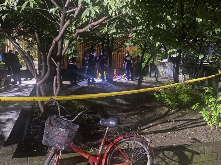警方於現場拉起封鎖線。（記者徐煜勝翻攝）