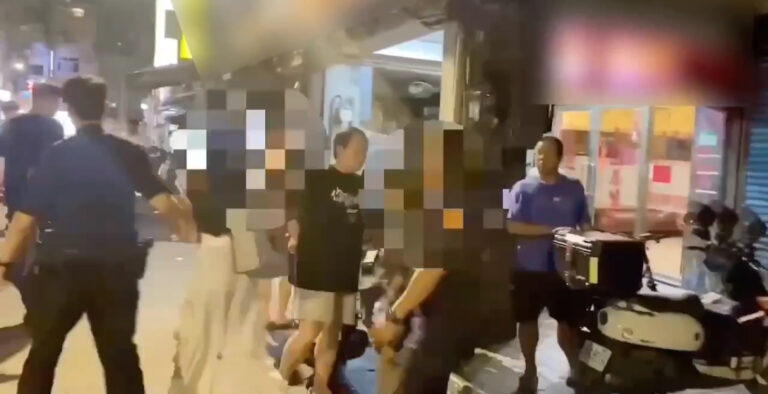 警方查獲賣淫外籍女子。（記者徐煜勝翻攝）