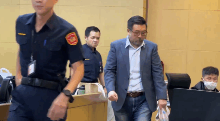 國民黨籍台北市議會副議長葉林傳涉嫌經營賭博電玩並圖利特定業者，訊後以新台幣500萬元交保。(翻攝畫面)