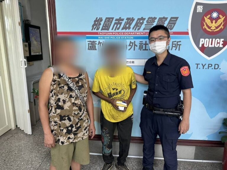 79歲失智老翁前天前往菜園時走失，在員警積極搜查下最終於昨日中午尋獲，家屬致上謝意。
