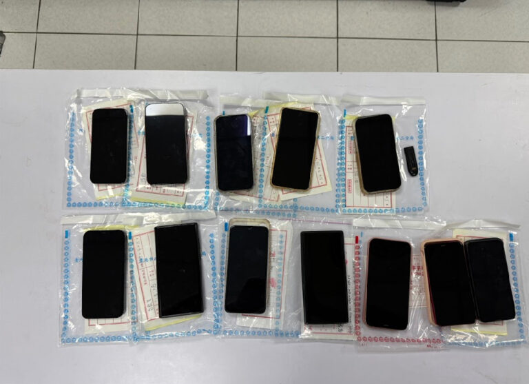 警方查扣相關證物。（記者徐煜勝翻攝）