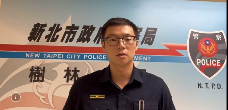 彭厝派出所所長陳祺哲說明案情(圖/記者戴昱弘 翻攝)