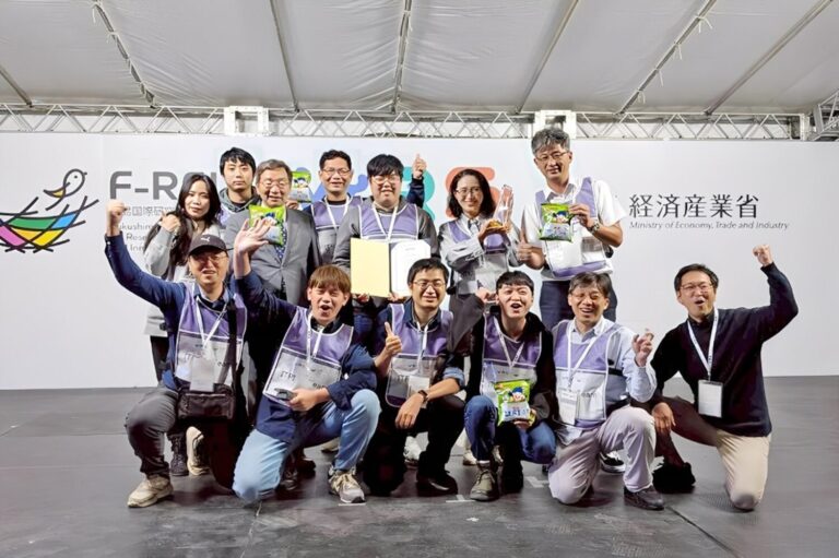 工研院團隊於日本福島的惡劣環境無人機挑戰賽,勇奪亞軍並創下兩項賽史紀錄。(圖/記者黃溎芬翻攝)