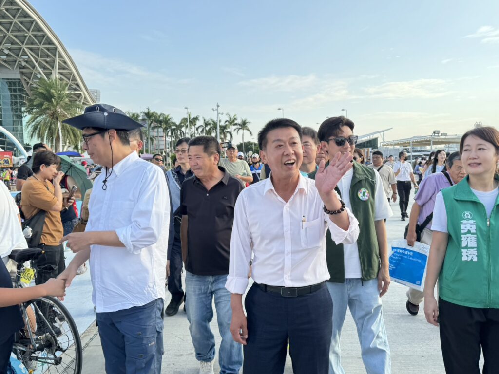 許智傑首支政策影片出爐,主打從港灣走向國際。〈圖/記者蔡宗武翻攝〉